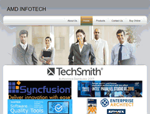 Tablet Screenshot of amdinfotech.com